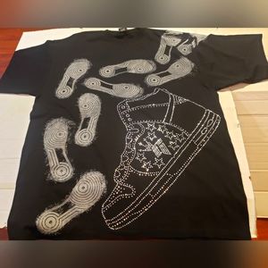 Mens graphic bling tshirt